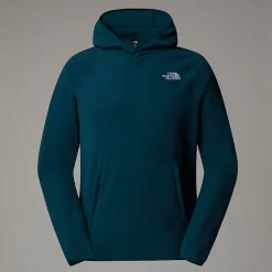 Online The North Face 100 Glacier Fleece Hættetrøje Til Herrer Midnight Petrol