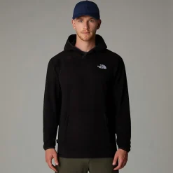 Online The North Face 100 Glacier Fleece Hættetrøje Til Herrer TNF Black-NPF