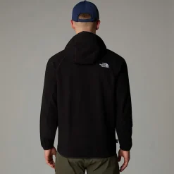 Online The North Face 100 Glacier Fleece Hættetrøje Til Herrer TNF Black-NPF
