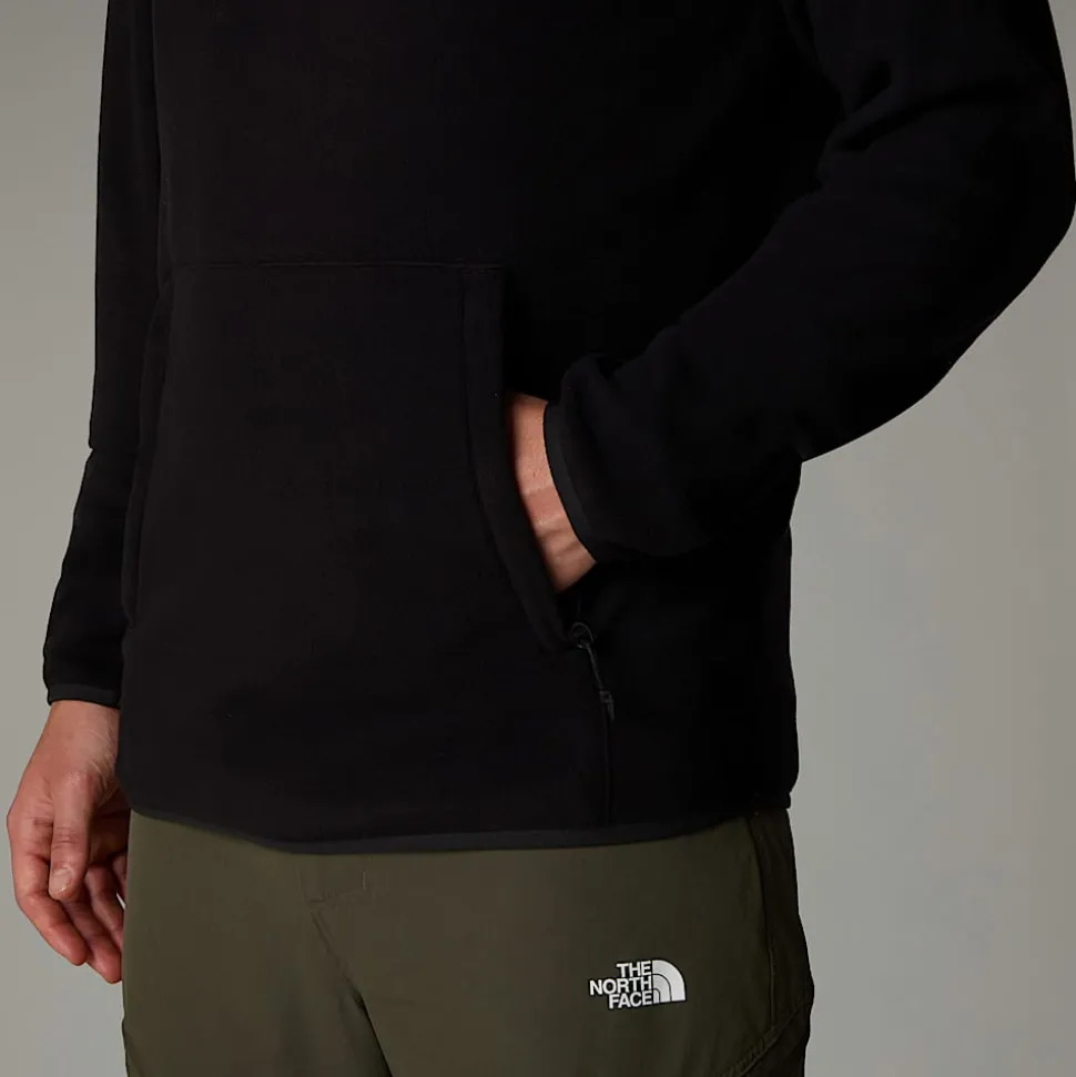 Online The North Face 100 Glacier Fleece Hættetrøje Til Herrer TNF Black-NPF