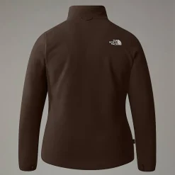 Online The North Face 100 Glacier Fleece Med Gennemgående Lynlås I Store Størrelser Til Damer Smokey Brown