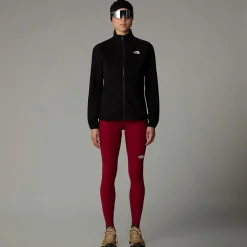 Flash Sale The North Face 100 Glacier Med Gennemgående Lynlås Til Damer TNF Black-NPF