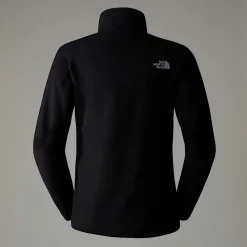 Flash Sale The North Face 100 Glacier Med Gennemgående Lynlås Til Damer TNF Black-NPF