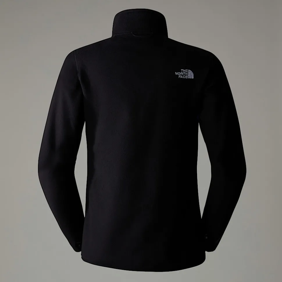 Flash Sale The North Face 100 Glacier Med Gennemgående Lynlås Til Damer TNF Black-NPF