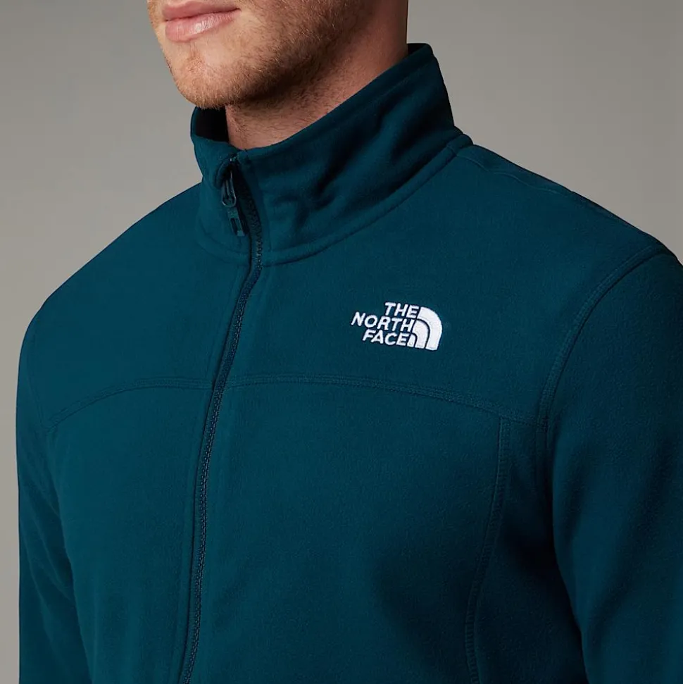 Online The North Face 100 Glacier Med Gennemgående Lynlås Til Herrer Midnight Petrol