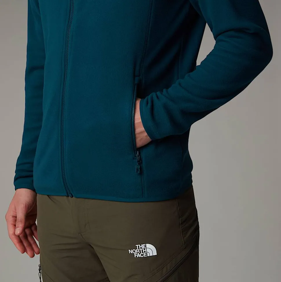 Online The North Face 100 Glacier Med Gennemgående Lynlås Til Herrer Midnight Petrol