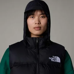 Fashion The North Face 1996 Retro Nuptse Dunvest Til Damer Recycled TNF Black