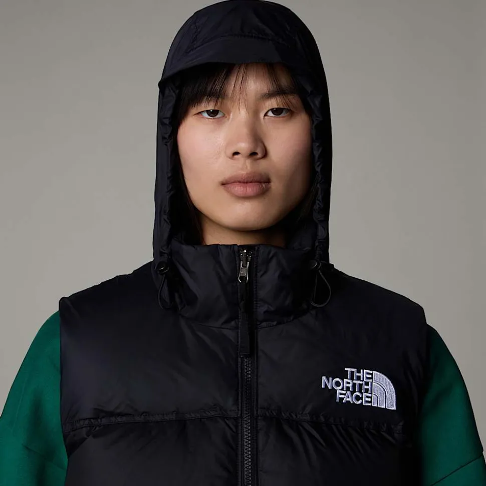 Fashion The North Face 1996 Retro Nuptse Dunvest Til Damer Recycled TNF Black