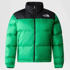 Discount The North Face 1996 Retro Nuptse Jakke I Store Størrelser Til Damer Optic Emerald
