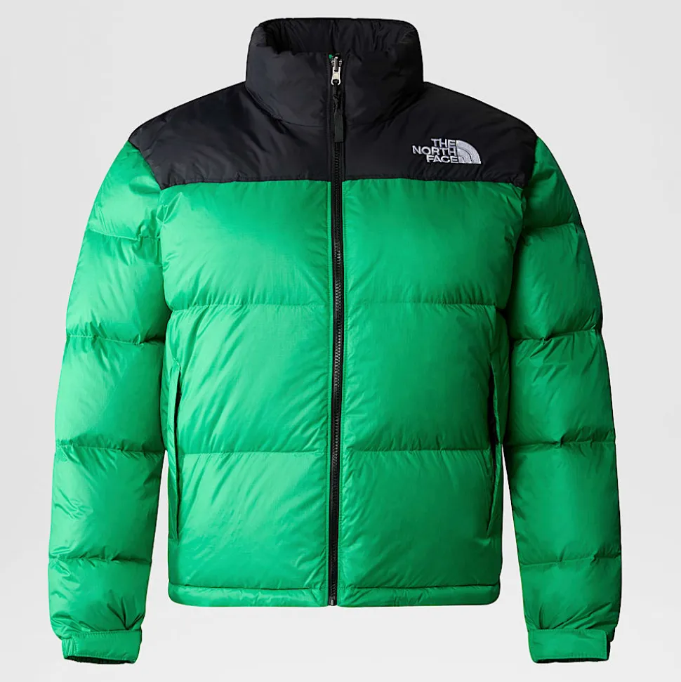 Discount The North Face 1996 Retro Nuptse Jakke I Store Størrelser Til Damer Optic Emerald