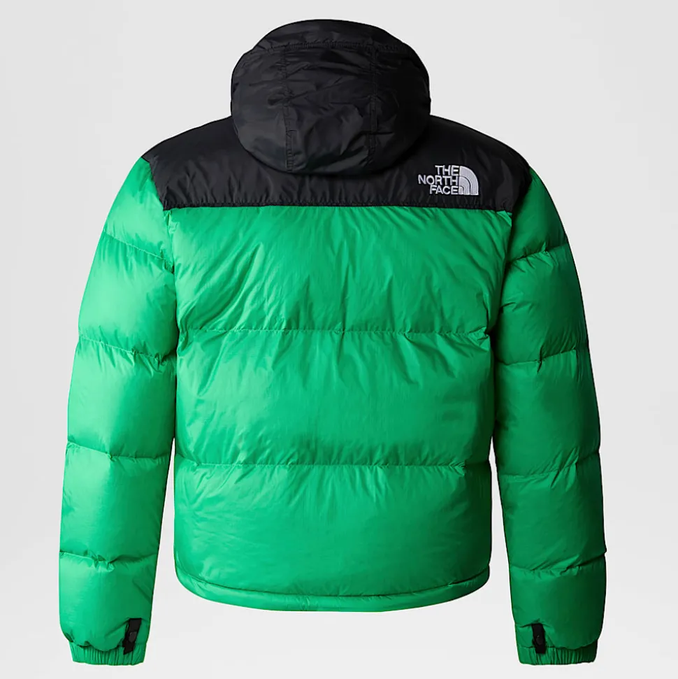 Discount The North Face 1996 Retro Nuptse Jakke I Store Størrelser Til Damer Optic Emerald