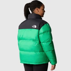 Discount The North Face 1996 Retro Nuptse Jakke I Store Størrelser Til Damer Optic Emerald
