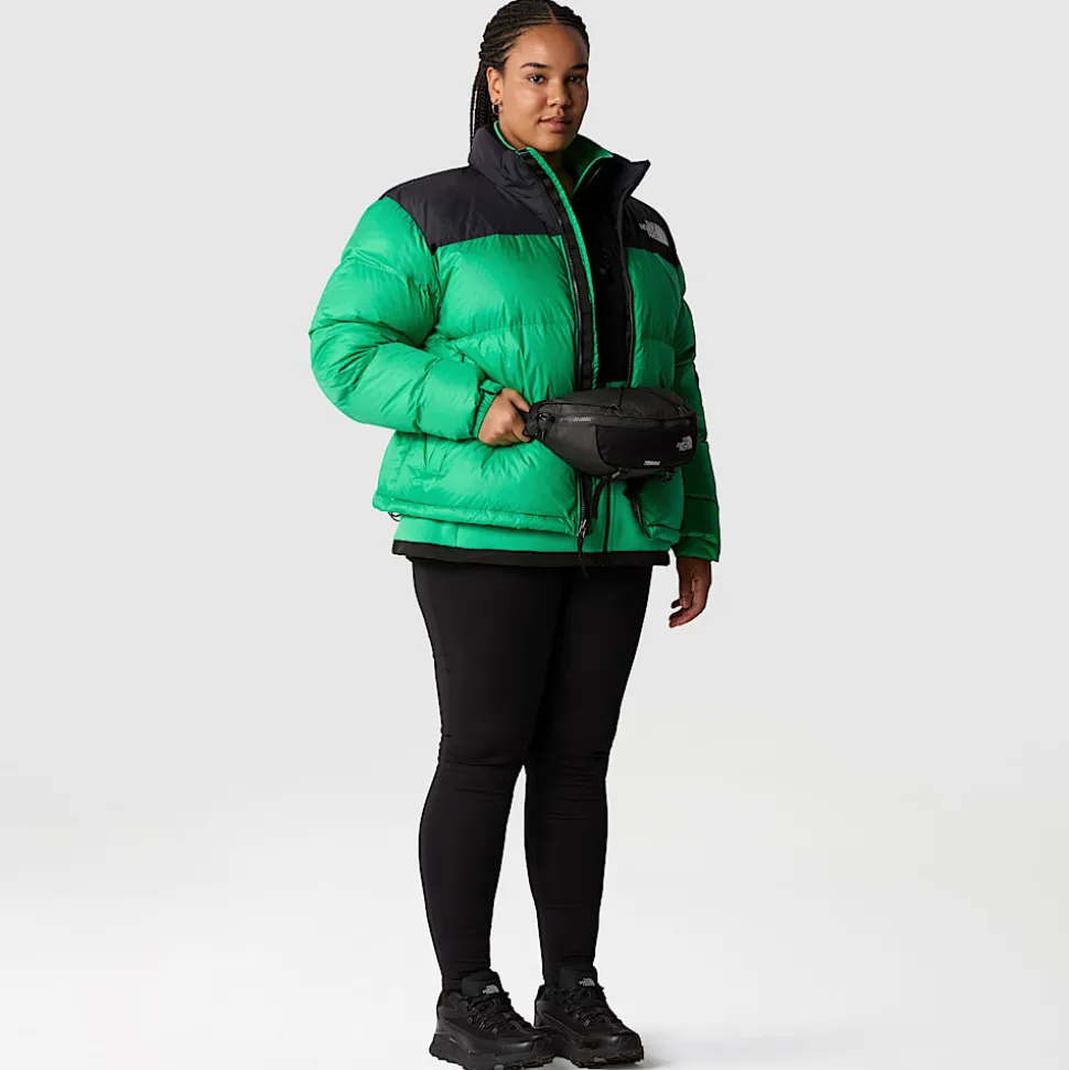 Discount The North Face 1996 Retro Nuptse Jakke I Store Størrelser Til Damer Optic Emerald