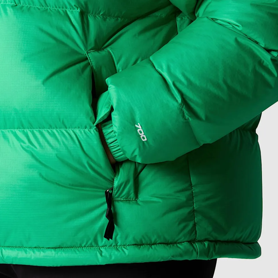 Discount The North Face 1996 Retro Nuptse Jakke I Store Størrelser Til Damer Optic Emerald