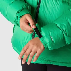 Discount The North Face 1996 Retro Nuptse Jakke I Store Størrelser Til Damer Optic Emerald