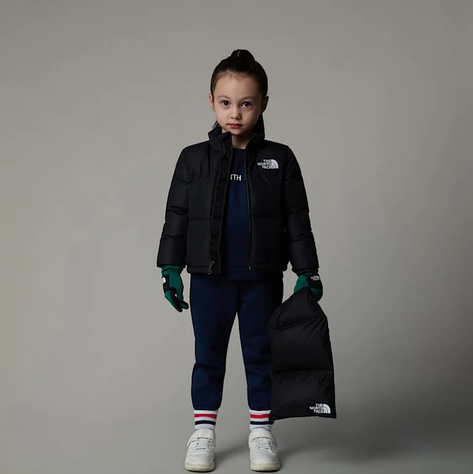 Fashion The North Face 1996 Retro Nuptse Jakke Til Børn TNF Black