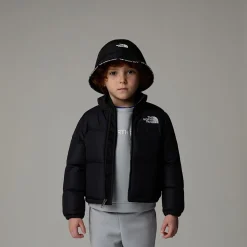 Fashion The North Face 1996 Retro Nuptse Jakke Til Børn TNF Black