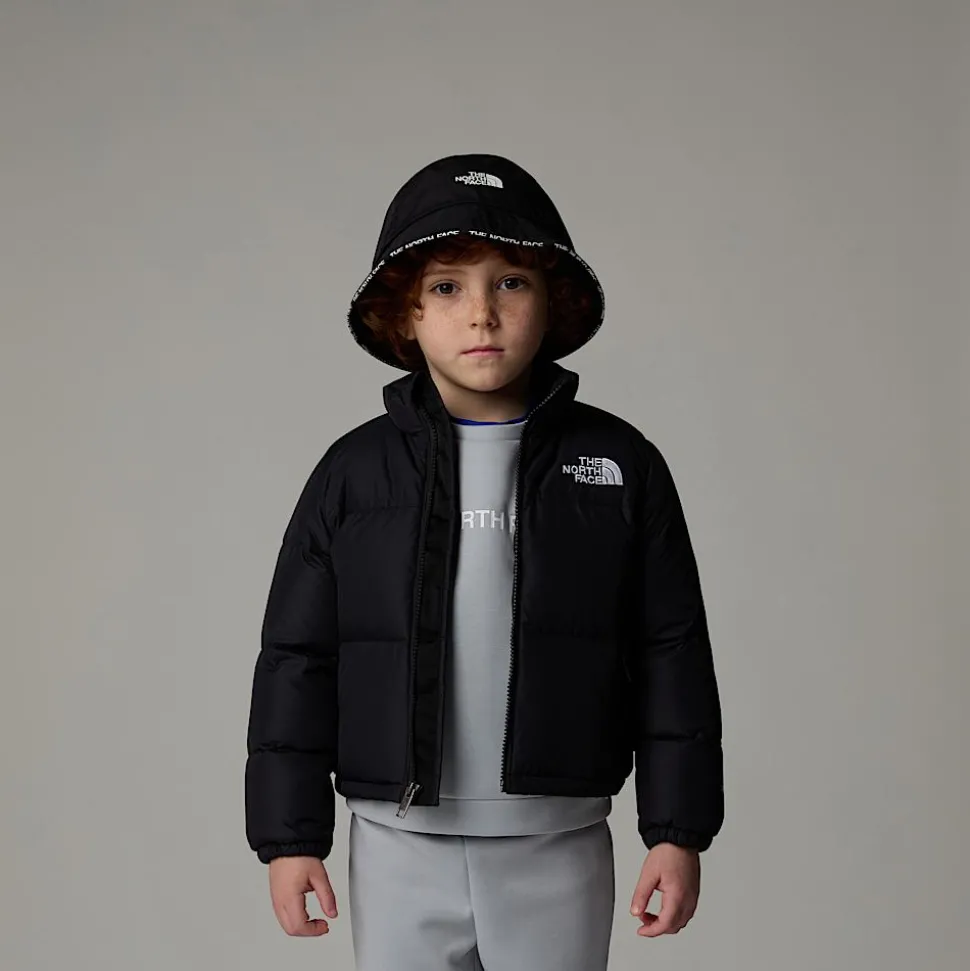 Fashion The North Face 1996 Retro Nuptse Jakke Til Børn TNF Black
