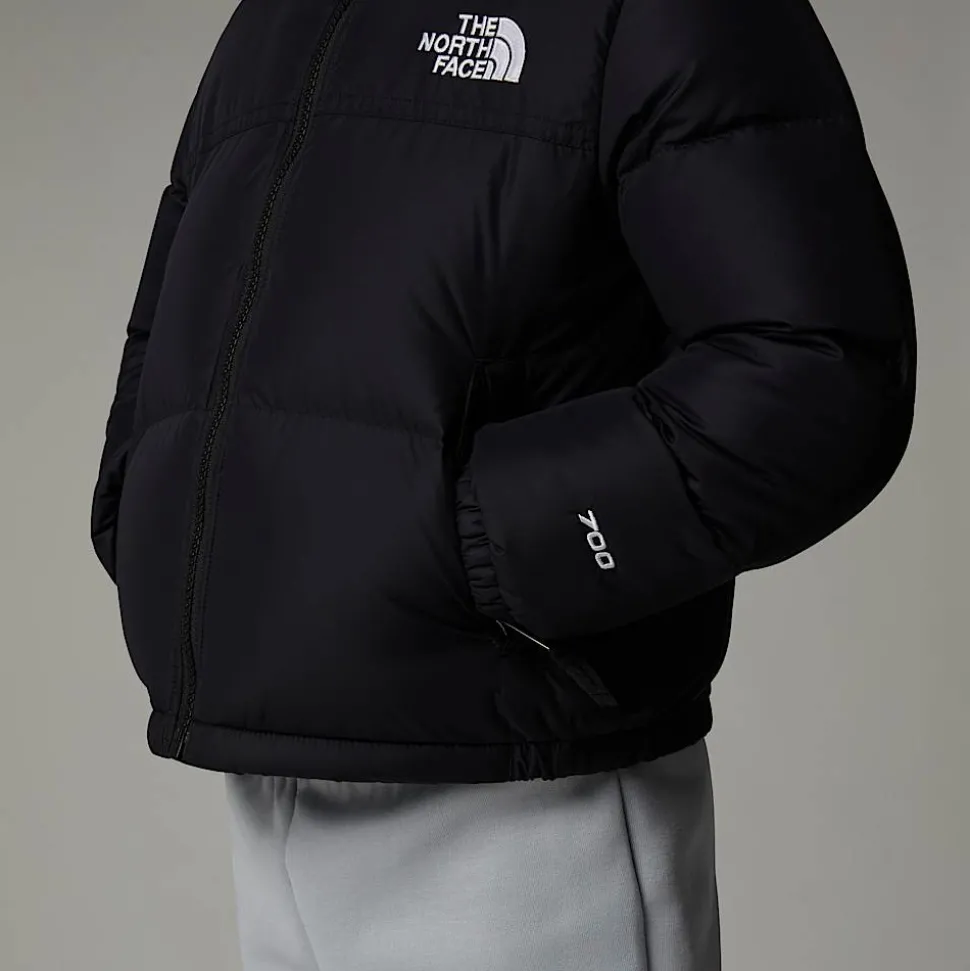 Fashion The North Face 1996 Retro Nuptse Jakke Til Børn TNF Black