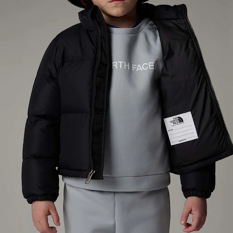 Fashion The North Face 1996 Retro Nuptse Jakke Til Børn TNF Black