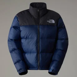 Discount The North Face 1996 Retro Nuptse Jakke Til Damer Summit Navy-TNF Black