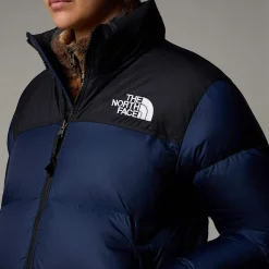 Discount The North Face 1996 Retro Nuptse Jakke Til Damer Summit Navy-TNF Black