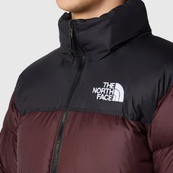 Fashion The North Face 1996 Retro Nuptse Jakke Til Herrer Coal Brown-TNF Black