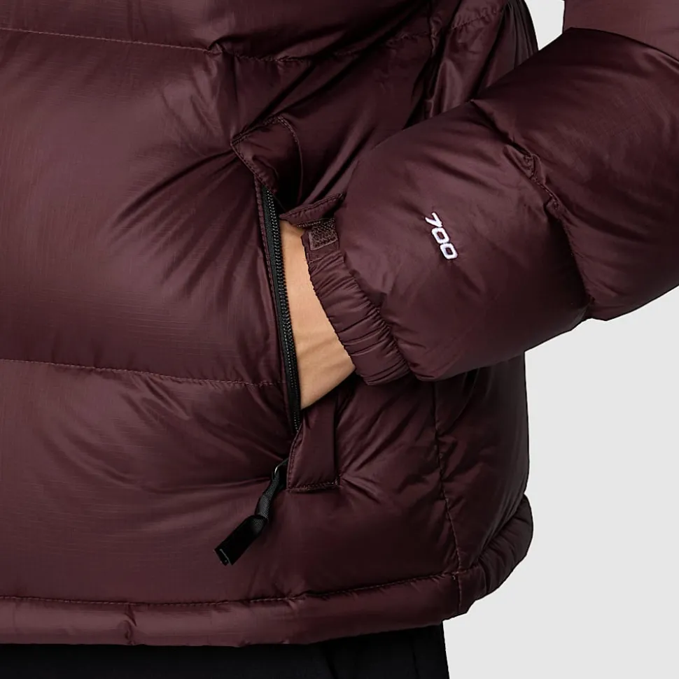 Fashion The North Face 1996 Retro Nuptse Jakke Til Herrer Coal Brown-TNF Black