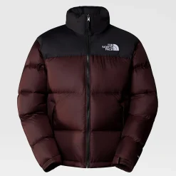 Fashion The North Face 1996 Retro Nuptse Jakke Til Herrer Coal Brown-TNF Black