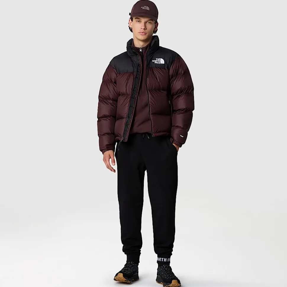 Fashion The North Face 1996 Retro Nuptse Jakke Til Herrer Coal Brown-TNF Black