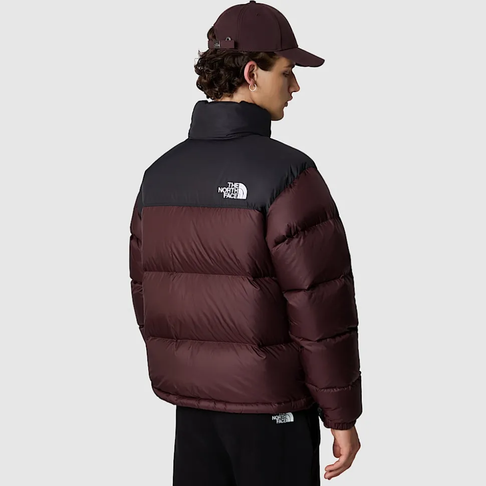 Fashion The North Face 1996 Retro Nuptse Jakke Til Herrer Coal Brown-TNF Black