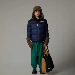 Flash Sale The North Face 1996 Retro Nuptse Jakke Til Unge Summit Navy-TNF Black