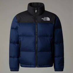 Flash Sale The North Face 1996 Retro Nuptse Jakke Til Unge Summit Navy-TNF Black