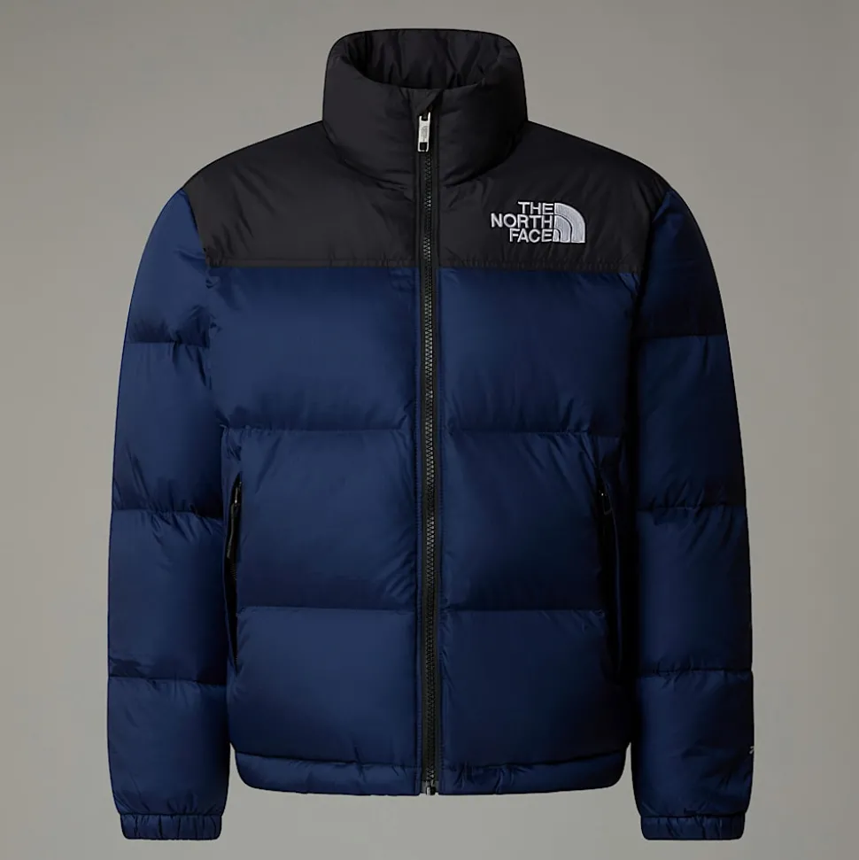 Flash Sale The North Face 1996 Retro Nuptse Jakke Til Unge Summit Navy-TNF Black