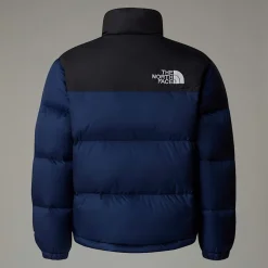 Flash Sale The North Face 1996 Retro Nuptse Jakke Til Unge Summit Navy-TNF Black