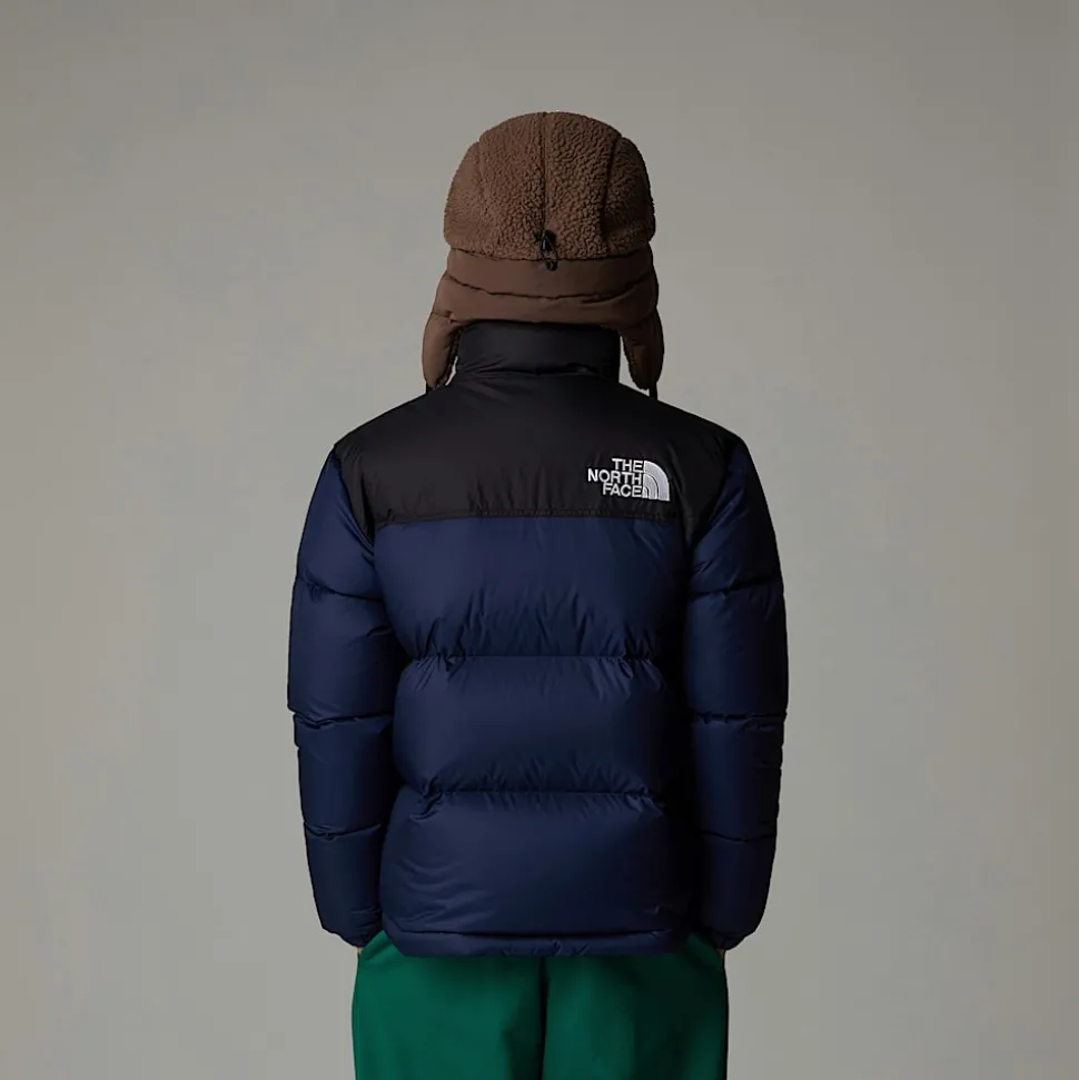 Flash Sale The North Face 1996 Retro Nuptse Jakke Til Unge Summit Navy-TNF Black