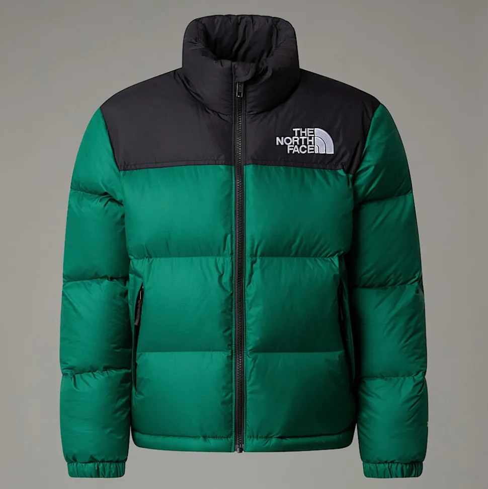 Shop The North Face 1996 Retro Nuptse Jakke Til Unge Evergreen
