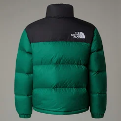 Shop The North Face 1996 Retro Nuptse Jakke Til Unge Evergreen