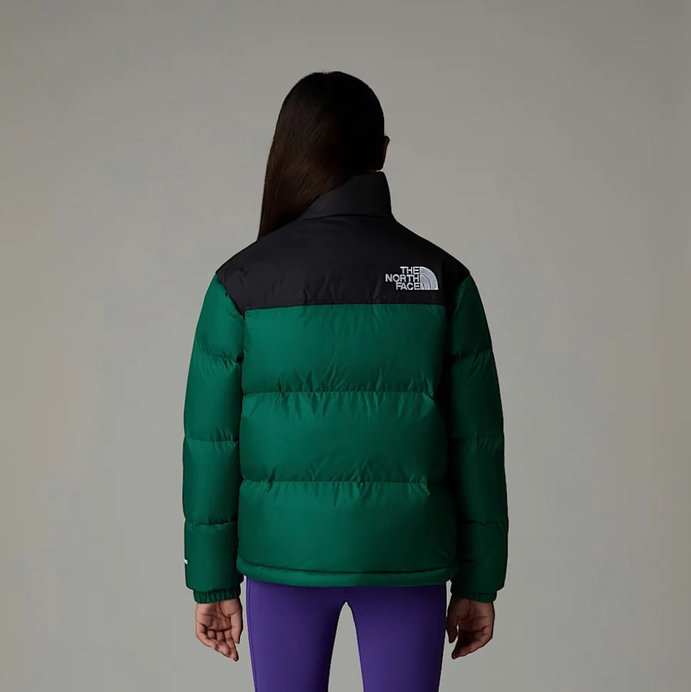 Shop The North Face 1996 Retro Nuptse Jakke Til Unge Evergreen
