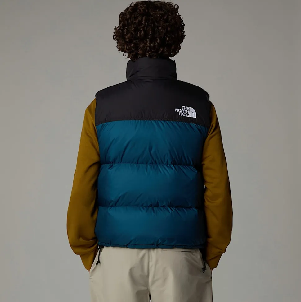 Flash Sale The North Face 1996 Retro Nuptse Vest Til Herrer Midnight Petrol-TNF Black