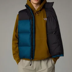Flash Sale The North Face 1996 Retro Nuptse Vest Til Herrer Midnight Petrol-TNF Black