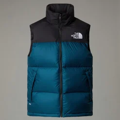 Flash Sale The North Face 1996 Retro Nuptse Vest Til Herrer Midnight Petrol-TNF Black