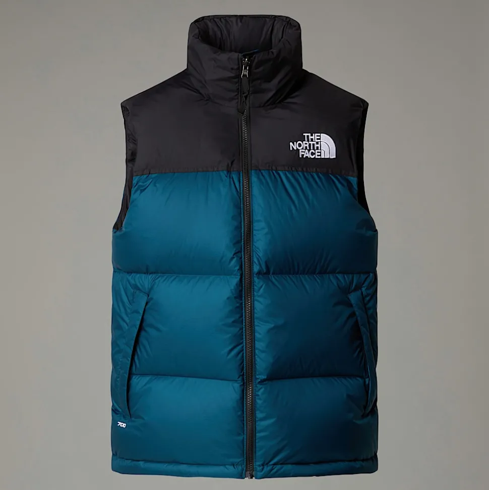 Flash Sale The North Face 1996 Retro Nuptse Vest Til Herrer Midnight Petrol-TNF Black