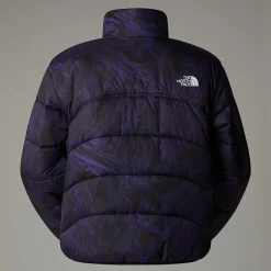 Fashion The North Face 2000 Synthetic Dynejakke Til Damer Peak Purple 3D Summit Mesh Print