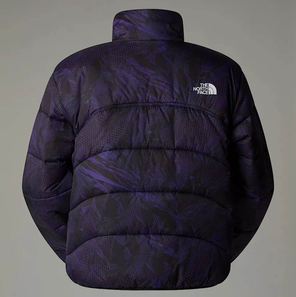 Fashion The North Face 2000 Synthetic Dynejakke Til Damer Peak Purple 3D Summit Mesh Print