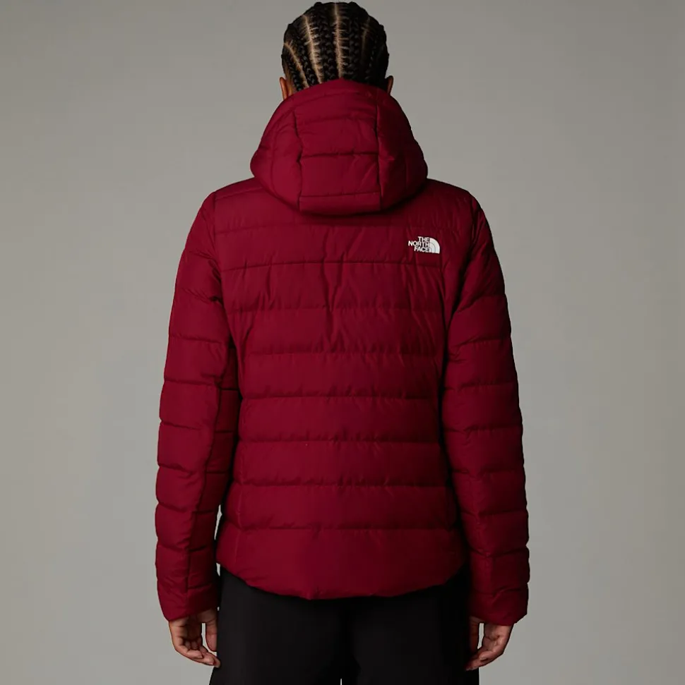Outlet The North Face Aconcagua III Jakke Med Hætte Til Damer Beetroot