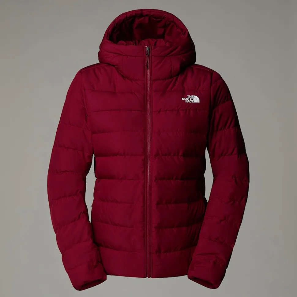 Outlet The North Face Aconcagua III Jakke Med Hætte Til Damer Beetroot