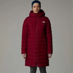 Cheap The North Face Aconcagua Parka Til Damer Beetroot