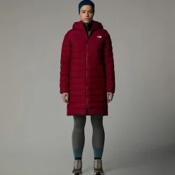 Cheap The North Face Aconcagua Parka Til Damer Beetroot