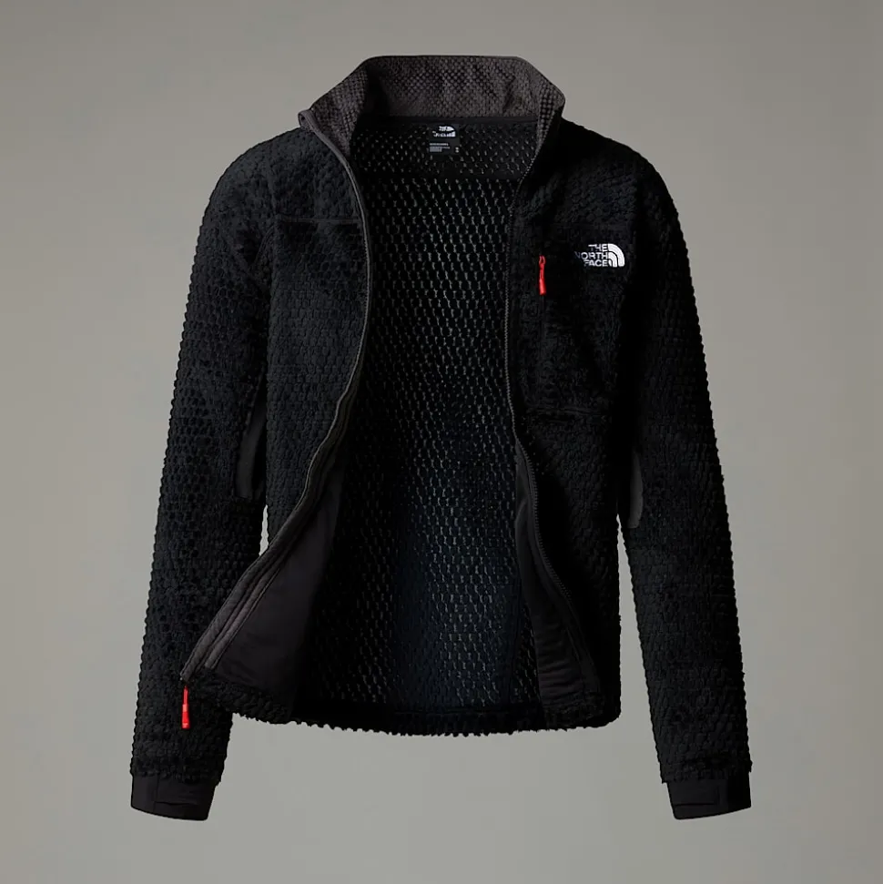 Fashion The North Face Alpedge Polartec® High Loft™ Jakke Til Herrer TNF Black-Anthracite Grey-High Risk Red